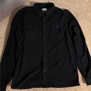 Vuori Aspen Shirt Jacket Size Large Black